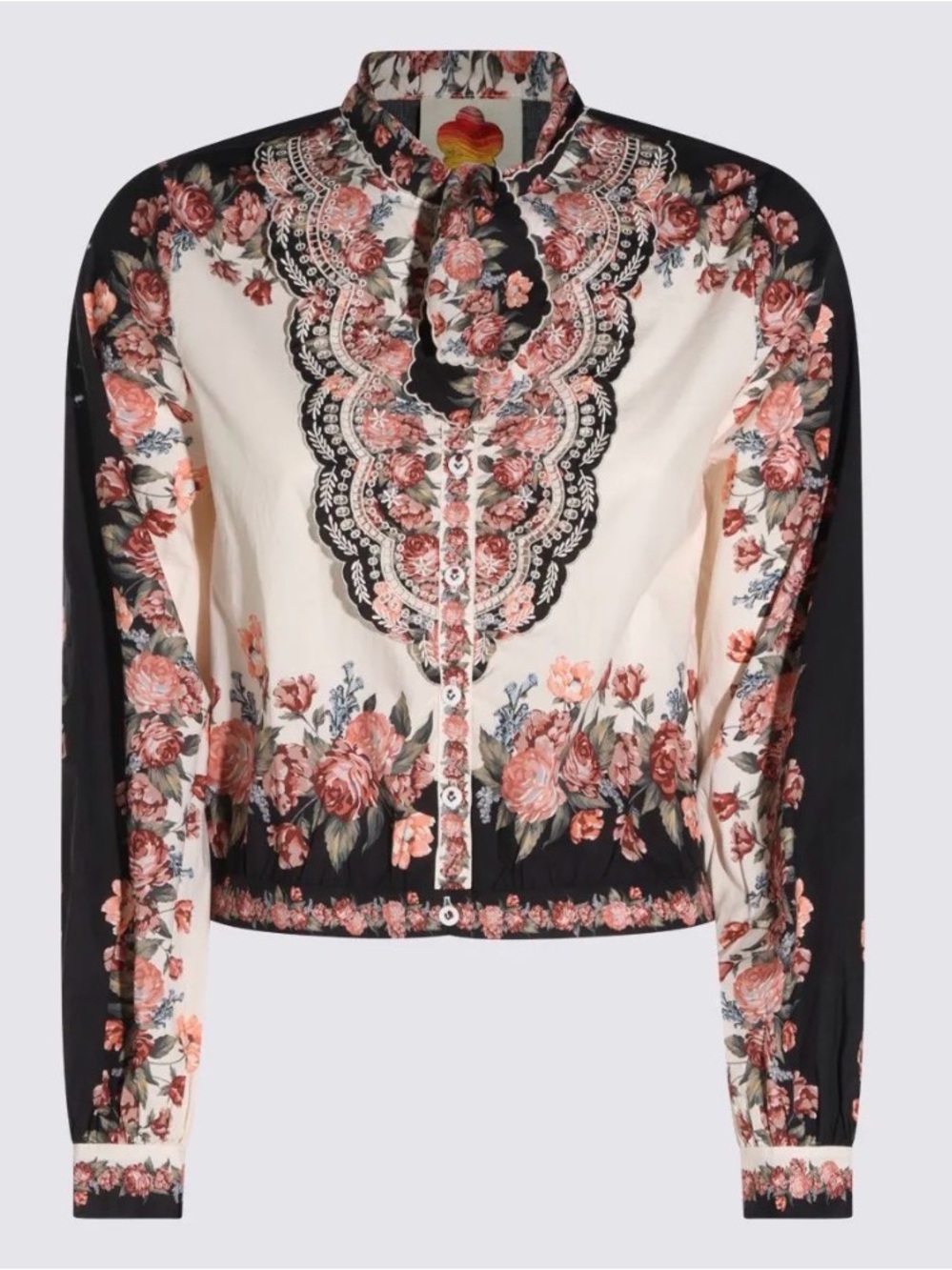 NWT Farm Rio Winter Floral button up shirt